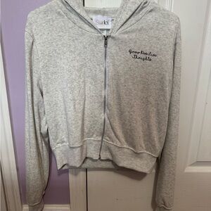 Women’s Cropped Floral Graphic Jacket